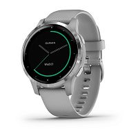 Умные часы Garmin Vivoactive 4s Wi-Fi 40 мм, серебристый/серый