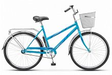Городской велосипед STELS Navigator 200 Lady 26 Z010 (2020) бирюзовый + корзина (требует финальной сборки)