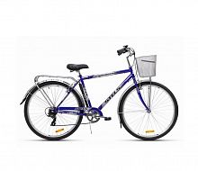 Городской велосипед STELS Navigator 350 Gent 28 Z010 (2019) +КОРЗИНА Синий