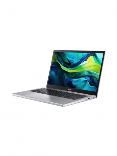 Ноутбук Acer Aspire Go 15 AG15-21PT-R5GQ, 15.6" (1920x1080) IPS/AMD Ryzen 5 7520U/8 ГБ DDR5/512 ГБ SSD/AMD Radeon Graphics/Windows 11 Home, Серебристый (NX.JJJAA.004) фото 2