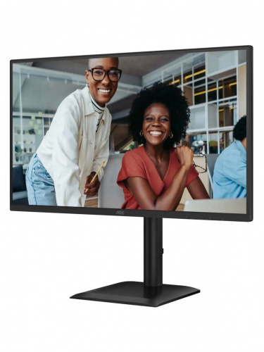 Монитор AOC 27E4U 27" черный 1920x1080 120 Гц, VGA, HDMI, DP, USBx4, 3.5 mm, Speakers, HAS фото 2
