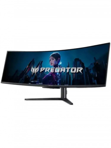 Монитор Acer Predator X49Xbmipphuzx 49" 1800R, 32:9, QD-OLED, DQHD, 0,03ms, 250cd, 240Hz, HDMI, 2xDP, USB, USB-C, SPK, HAS фото 2