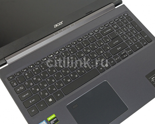 Ноутбук Acer Aspire 7 A715-75G-74Z8 (Intel Core i7 9750H 2600MHz/15.6"/1920x1080/8GB/256GB SSD/NVIDIA GeForce GTX 1650 Ti 4GB/Endless OS) 4.6 фото 2