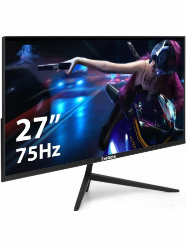 Монитор ExeGate 27" ES2707CA SuperView {IPS 2560x1440 75Hz 1ms 16:9 300cd 1000:1 178/178 HDMI DisplayPort USB VESA} [EX297307RUS]