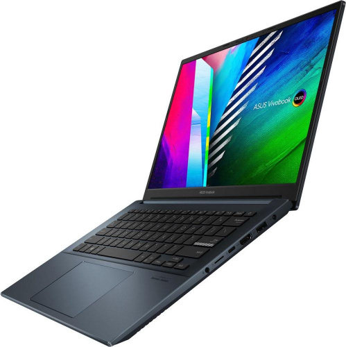 Ноутбук ASUS Vivobook Pro 14 OLED M3401QA-KM012W 2880x1800, AMD Ryzen 7 5800H 3.2 ГГц, RAM 16 ГБ, DDR4, SSD 512 ГБ, AMD Radeon Vega 8, Windows 11 Home, 90NB0VZ2-M01130, синий фото 4