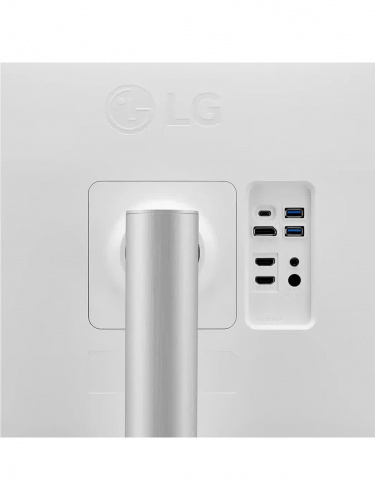 Монитор LG 27" 27UP850K-W, 3840x2160, IPS, 60Hz, HDMIx2+DP+USB-C, pivot, silver фото 6