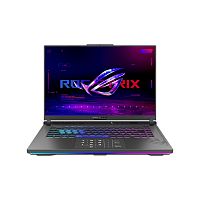Ноутбук игровой Asus ROG Strix G16 G614JZ-N4080, 16", IPS, Intel Core i7 13650HX 3.6ГГц, 14-ядерный, 16ГБ DDR5, 1ТБ SSD, NVIDIA GeForce RTX 4080 для ноутбуков - 12 ГБ, без операционной системы, серый