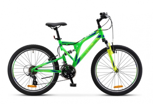 Подростковый горный (MTB) велосипед STELS Mustang V 24 V020 (2019) Неоновый-зелёный