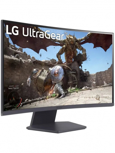 Монитор LG 27GS60QC-B 27" Black (VA, изогнутый, 2560x1440, 180Hz, 1 ms, 178°/178°, 300 cd/m, 3000:1, +2хHDMI 2.0, +DisplayPort 1.4) фото 3