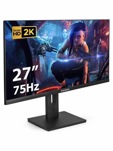 Монитор ExeGate 27" ES2707TA SmartView черный {IPS 2560x1440 75Hz 1ms} [EX296976RUS]