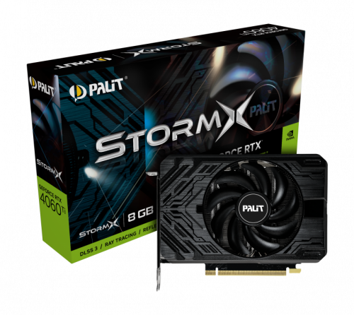 Видеокарта Palit nVidia GeForce RTX 4060 Ti StormX (NE6406T019P1-1060F) фото 3