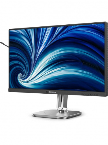 Монитор Philips 24B2N4200 23,8" 1920x1080, WLED, 16:9, IPS, 300cd, 1500:1, 4ms, 178/178, VGA, HDMI, DP, USB Hub, Speakers, 120Hz, Tilt, HAS, Swivel, Pivot, Внутр, VESA, Black, 3y фото 2