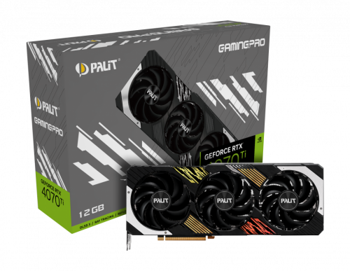 Видеокарта Palit GeForce RTX 4070 Ti GAMING PRO 12GB (NED407T019K9-1043A) фото 8