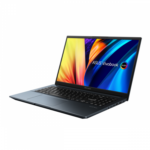 Ноутбук ASUS Vivobook Pro 15 M6500QC-HN117 1920x1080, AMD Ryzen 7 5800H 3.2 ГГц, RAM 16 ГБ, SSD 512 ГБ, NVIDIA GeForce RTX 3050, DOS, 90NB0YN1-M006L0, темно-синий фото 2