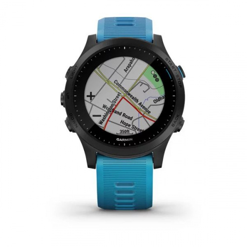 Умные часы Garmin Forerunner 945 комплект HRM Wi-Fi NFC 47 мм , синий фото 10