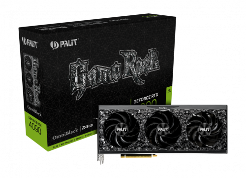 Видеокарта Palit PA-RTX4090 GameRock OmniBlack 24576 МБ, RET (ned4090019sb-1020q) фото 2