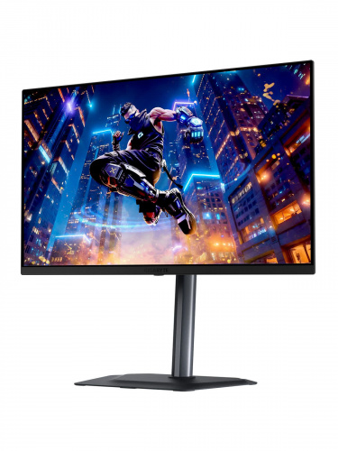 Монитор Gigabyte MO27Q3 EK 27" Black (QD OLED, 2560 x 1440, 360Hz, 0,03ms, 250cd/m->1000(пиковая), 1500:1, 2xHDMI-2.1, DP-1.4, 3xUSB3.2, USB Type-C(18Вт),Pivot фото 2