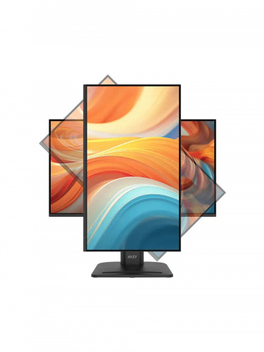 Монитор MSI PRO MP245PDG E14 23.8" 16:9 FHD(1920x1080) IPS Flat, 1ms(MPRT), 1300:1, 100M:1, 300nits, Webcam, HDMI, DP, Type-C, Type-B,  2xType A, LAN, Speaker, Tilt, Swivel, Height, Pivot, VESA, 144Hz, Black, 1y war-ty фото 4