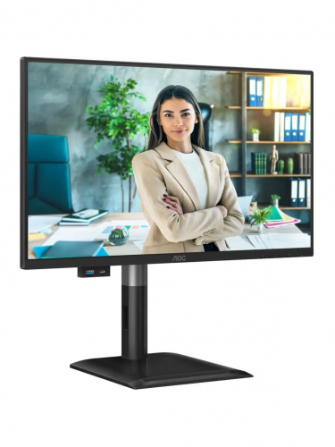 Монитор AOC 24P4U 23.8" 1920x1080 WLED 16:9 IPS 300cd, 1500:1, 20M:1, 4ms, 178°/178°, VGA, HDMI, DP, USB hub: USB3.2x3, USB-B3.2, USB-C(15W), 120Hz, Speakers, Tilt, Height, Swivel, Pivot, Internal, VESA, Black, 3y фото 10