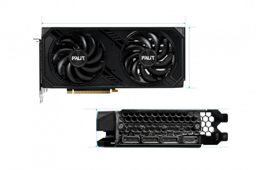 Видеокарта Palit GeForce RTX 4070 DUAL (NED4070019K9-1047D) фото 10