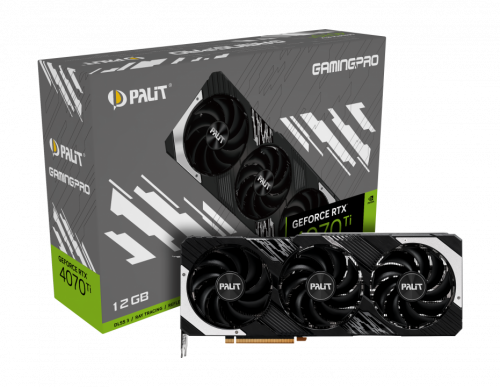 Видеокарта Palit GeForce RTX 4070 Ti GAMING PRO 12GB (NED407T019K9-1043A) фото 4