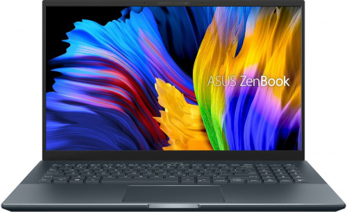 Ноутбук ASUS ZenBook Pro UM535QE-KY328 1920x1080, AMD Ryzen 7 5800H 3.2 ГГц, RAM 16 ГБ, SSD 512 ГБ, NVIDIA GeForce RTX 3050 Ti, DOS, 90NB0V91-M00JX0, Pine Grey