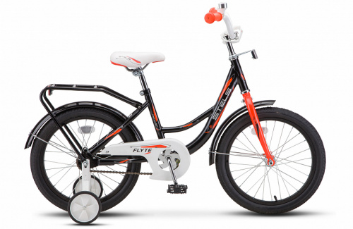 Детский велосипед STELS Flyte 16 Z011 (2021) черный/красный (требует финальной сборки)