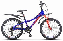Подростковый горный велосипед STELS Pilot 260 Gent 20 V010 (2020) Синий/красный (требует финальной сборки)