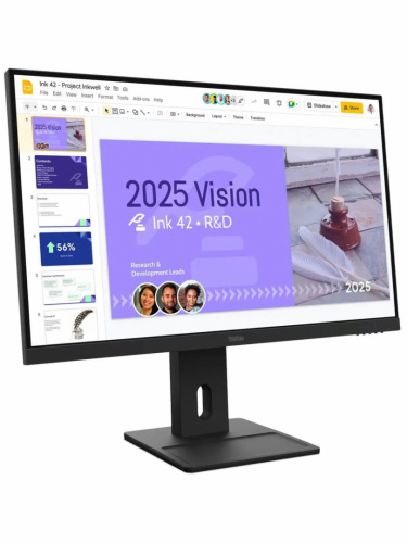 Монитор Lenovo E27q-40 27", 16:9, IPS, QHD, 4ms, 350cd, 100Hz, HDMI, DP, SPK, HAS
