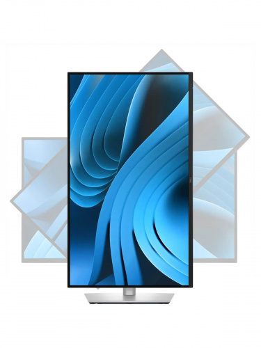 Монитор Dell P2725QE S/BK 27" ( IPS; 16:9; 350cd/m2; 1500:1; 5ms; 3840x2160x100Hz; DP; HDMI; USB-C; USB-C(90W); 3xUSB; RJ45; Tilt; Swiv; HAS; Pivot;VESA) фото 3