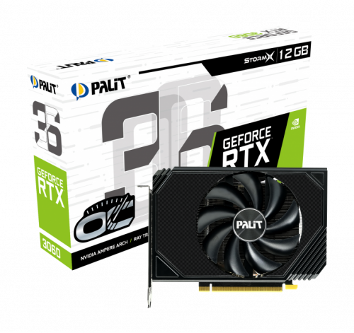 Видеокарта Palit GeForce RTX 3060 StormX OC NE63060S19K9-190AF фото 12