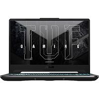 Ноутбук игровой Asus TUF Gaming F15 FX506HE-HN376 90NR0704-M00J60, 15.6", IPS, Intel Core i7 11800H 2.3ГГц, 8-ядерный, 16ГБ DDR4, 512ГБ SSD, NVIDIA GeForce RTX 3050 Ti для ноутбуков - 4 ГБ, без операционной системы, черный