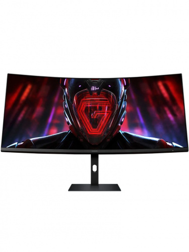 Монитор XIAOMI Curved Gaming G34WQi 2026 34" black (VA, 3440x1440, 21:9, curved, 178°/178°, 400сd/m2, 3500:1, 1ms,180Hz,HAS,2xHDMI,2xDP) (ELA6650RU)