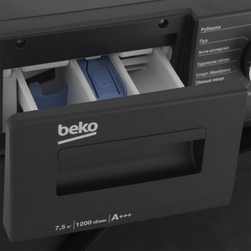 Стиральная машина Beko WSPE7H616A, черный фото 6