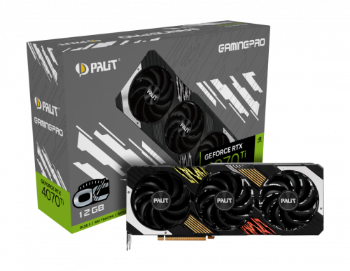 Видеокарта Palit GeForce RTX 4070 Ti GamingPro OC 12G (NED407TT19K9-1043A) фото 10
