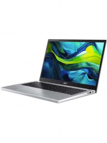 Ноутбук Acer Aspire Go 15 AG15-71P-71KY, 15.6" (1920x1080) IPS/Intel Core i7-13620H/16 ГБ DDR5/512 ГБ SSD/Intel UHD Graphics/Без системы, Серебристый (NX.J6SEX.00R) фото 2