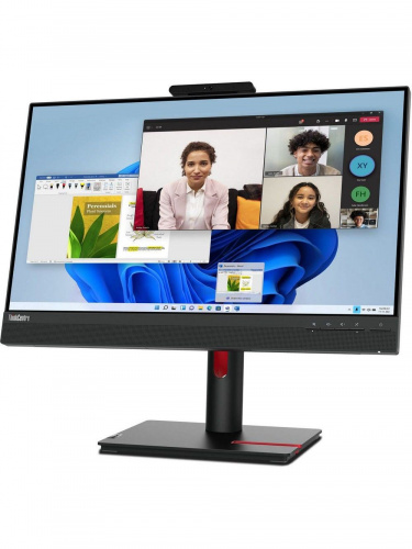 Монитор Lenovo TIO 24 G5 23.8", 16:9, IPS, FHD, 4ms, 250cd, 60Hz, HDMI, DP, USB, CAM, SPK, HAS фото 2