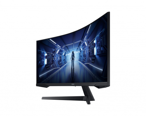 Монитор Samsung 34" Odyssey G55T LC34G55TWWPXEN Ultra WQHD VA LED 1ms 165Hz черный фото 3