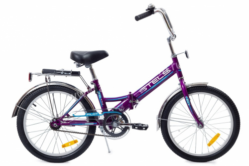 Городской велосипед STELS Pilot 310 20 Z011 (2018) фиолетовый (требует финальной сборки)