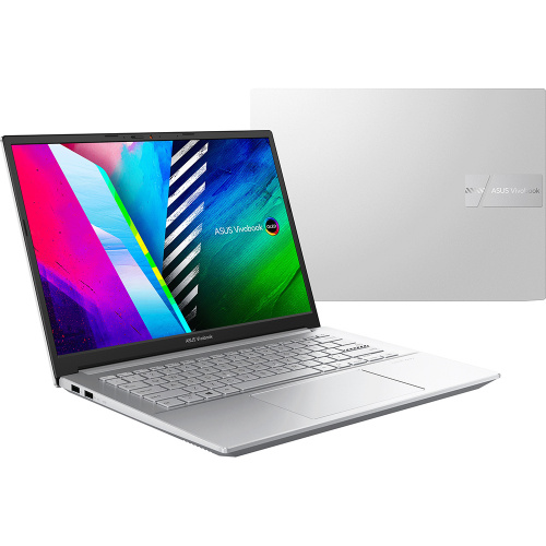 Ноутбук ASUS Vivobook Pro 14 OLED K3400PA-KP112W 2560x1600, Intel Core i5 11300H 3.1 ГГц, RAM 8 ГБ, SSD 512 ГБ, Intel Iris Xe Graphics, Windows 11 Home, 90NB0UY3-M02070, cool silver фото 2
